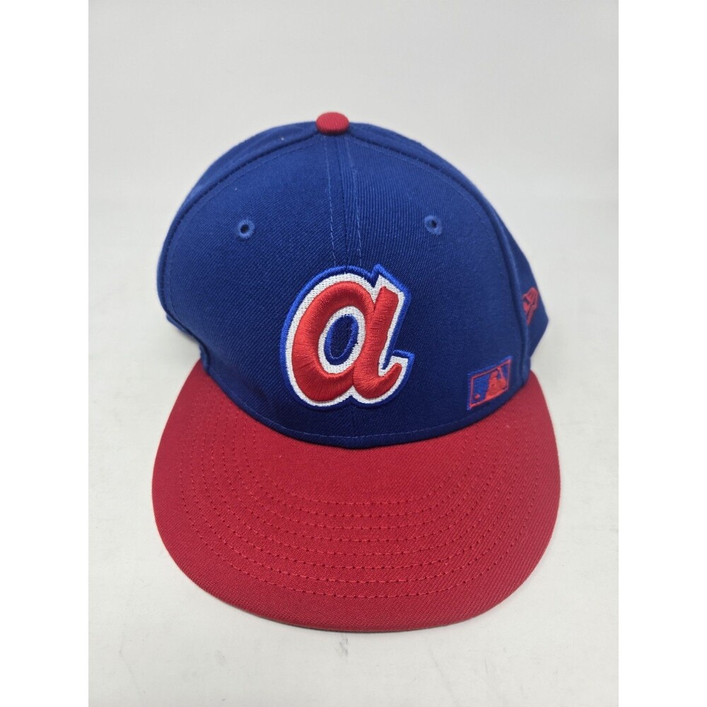 Atlanta Braves New Era 9FIFTY Cooperstown Spellout Snapback Hat Cap Retro MLB